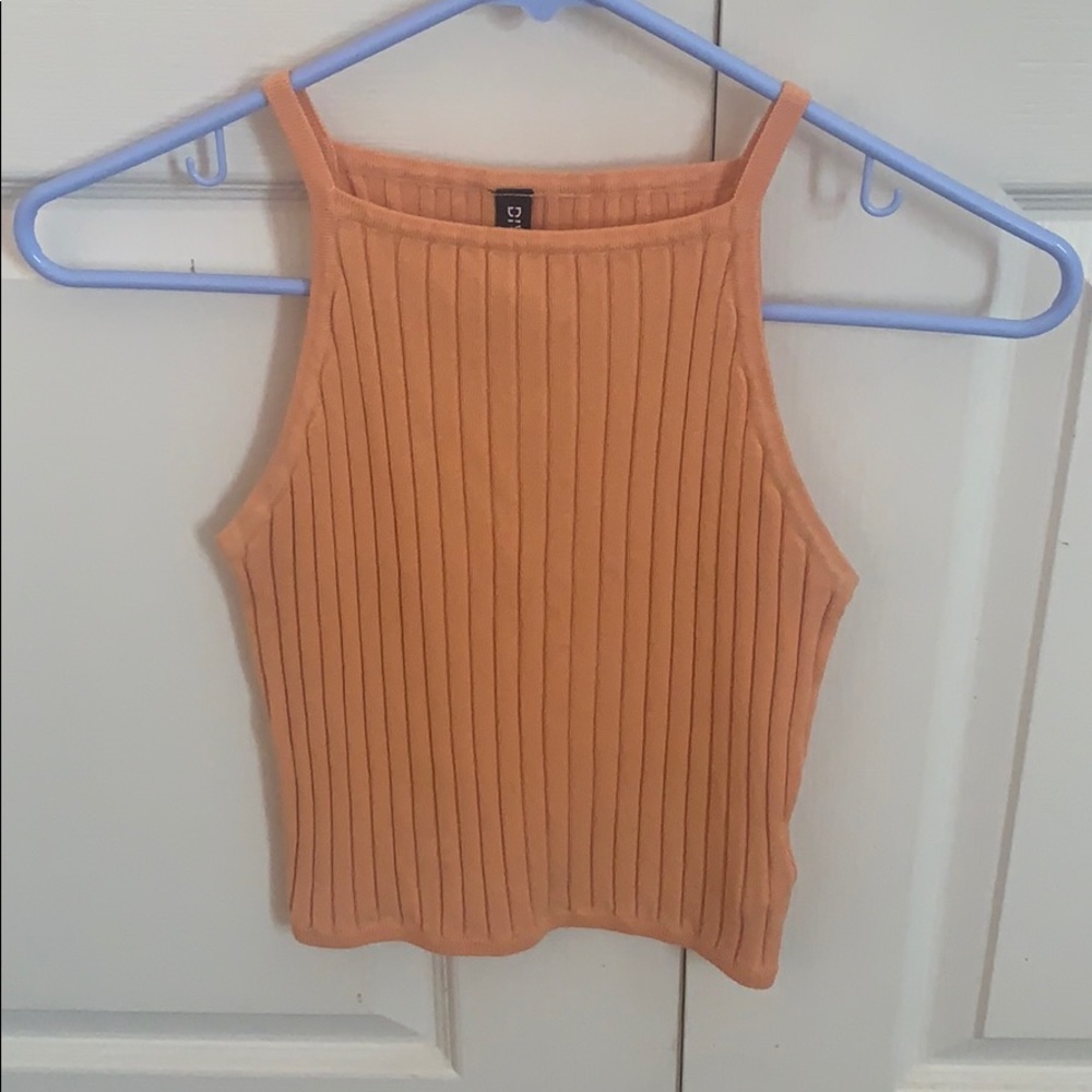 Peach Crop Top